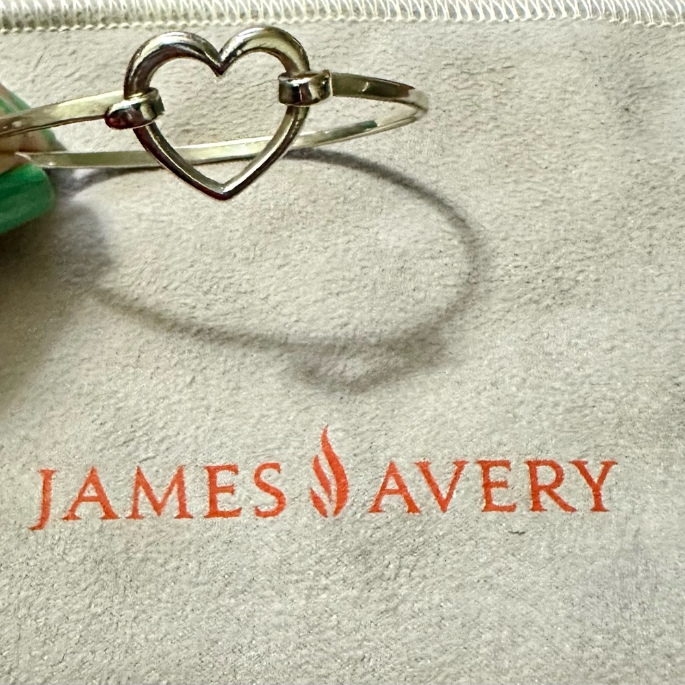 James Avery Heart Hook Clasp Bracelet